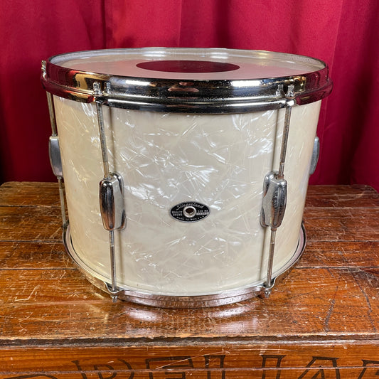1970s Slingerland 10x14 Tom Single White Marine Pearl