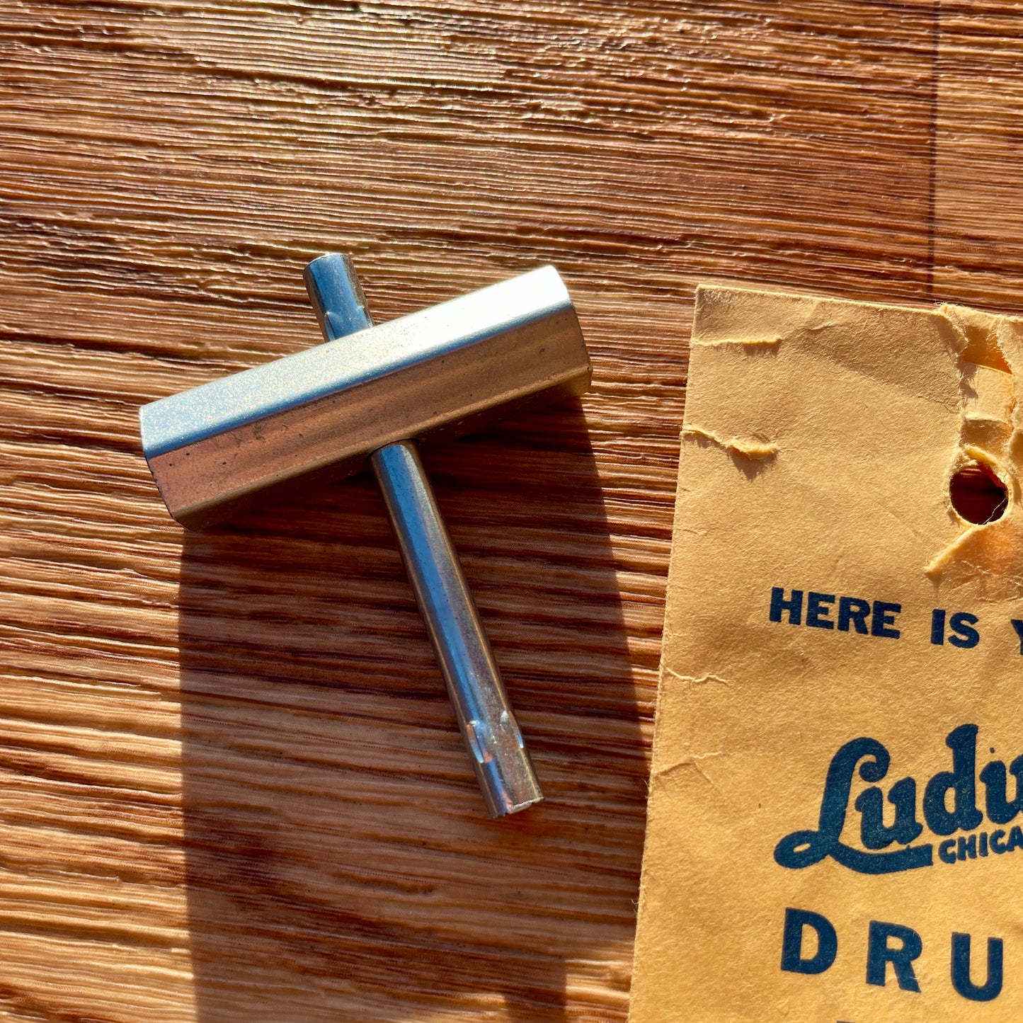 1970s Ludwig Drum Tuning Key and Rail Consolette Hex Wrench Set