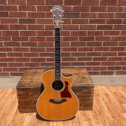 1997 Taylor 814C Grand Auditorium Acoustic Guitar Natural