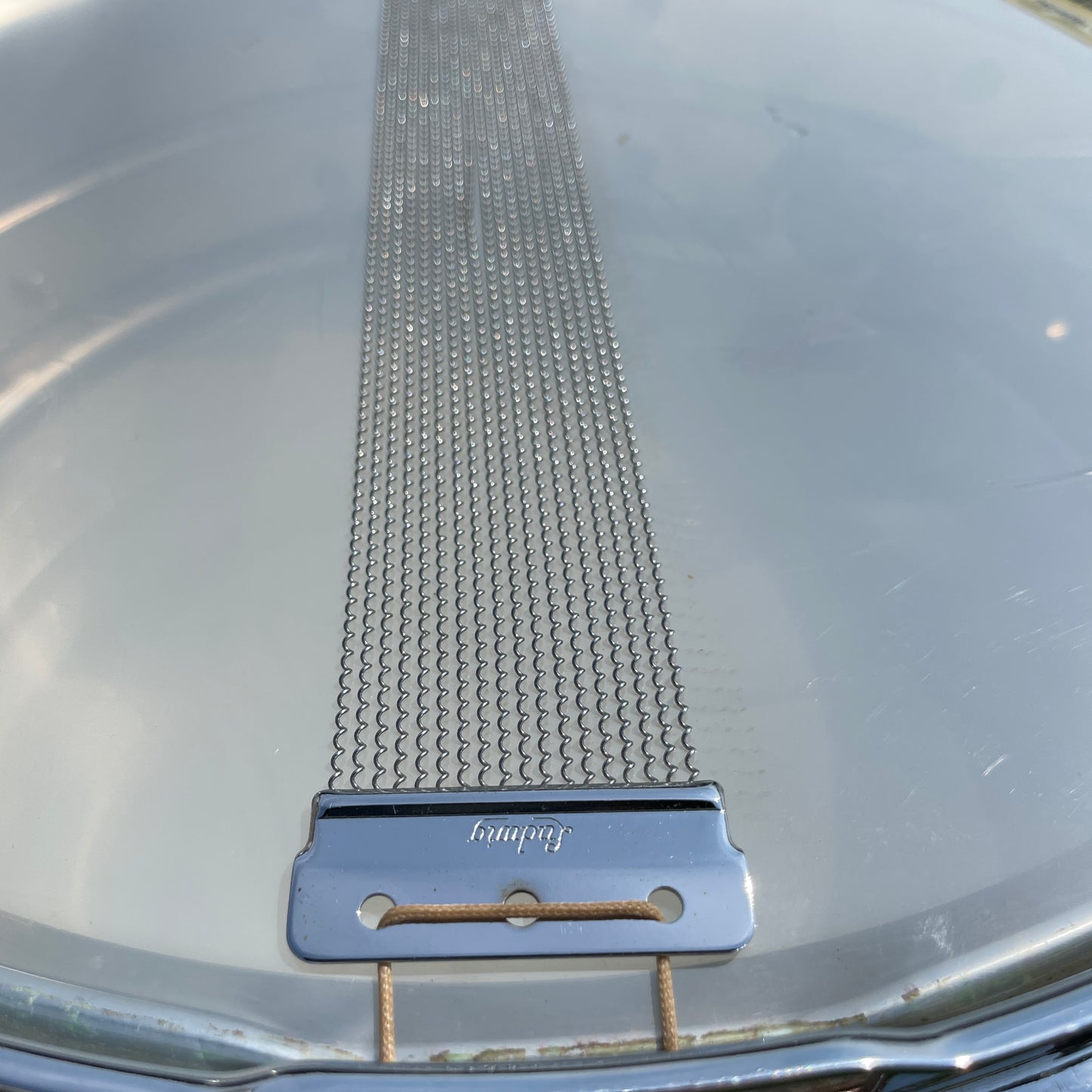 1960s Ludwig 5x14 Pre-Serial Super 400 Supraphonic Chrome Over Brass Snare Drum COB