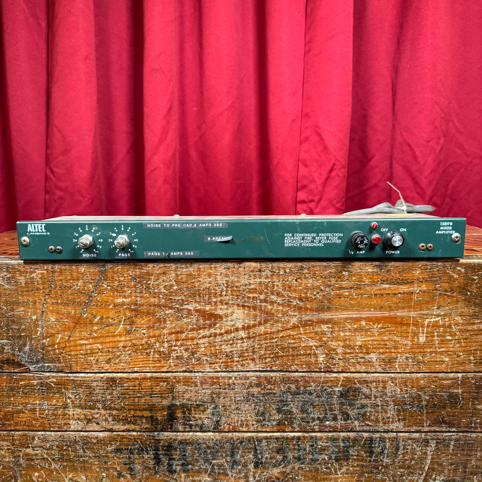 Altec Lansing 1678 Super Préamp - Mixeur Micro Automatique Vintage - état Pro