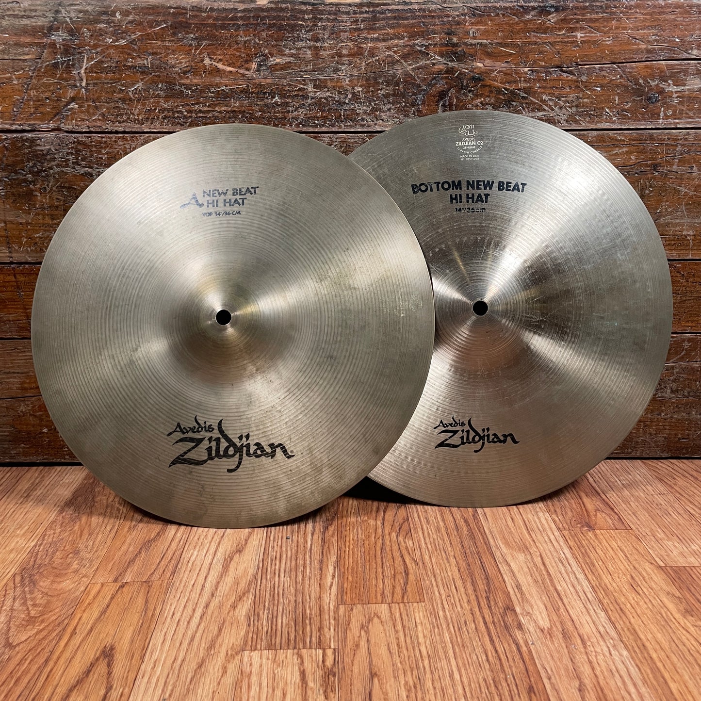 14" Zildjian A New Beat Hi-Hat Cymbal Pair 1162g/1396 *Video Demo*