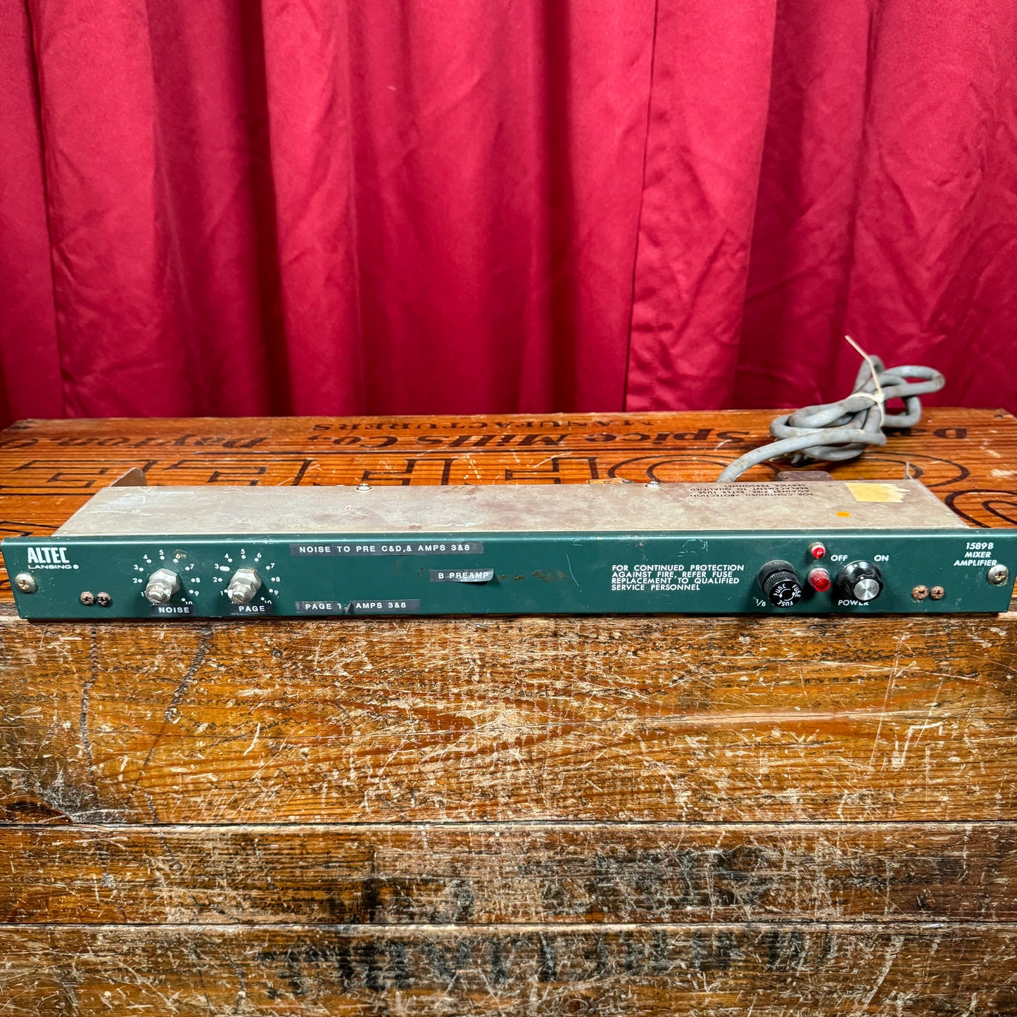 Vintage Altec Lansing 1589B 2-Channel Mixer Amplifier #2