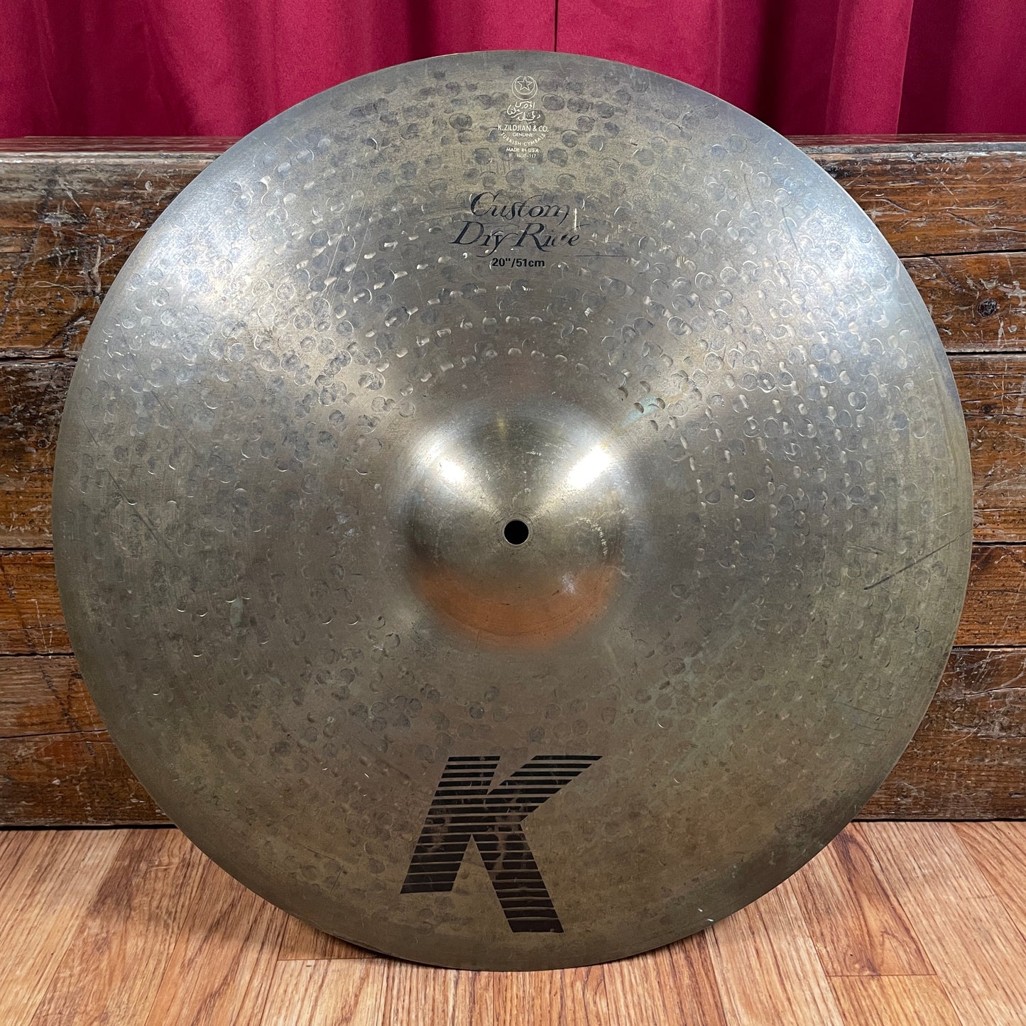 20" Zildjian K Custom Dry Ride Cymbal 3008g *Video Demo*