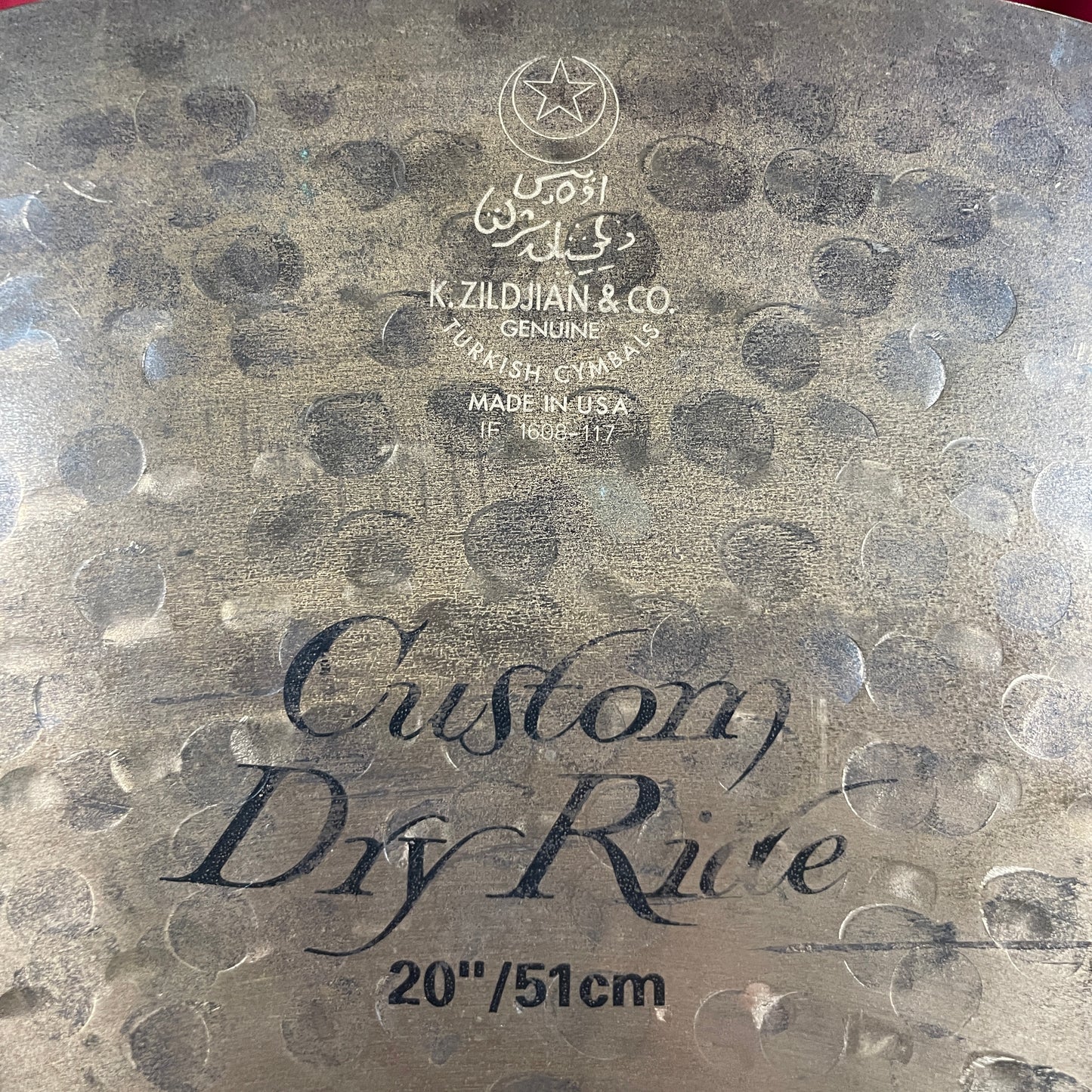 20" Zildjian K Custom Dry Ride Cymbal 3008g *Video Demo*