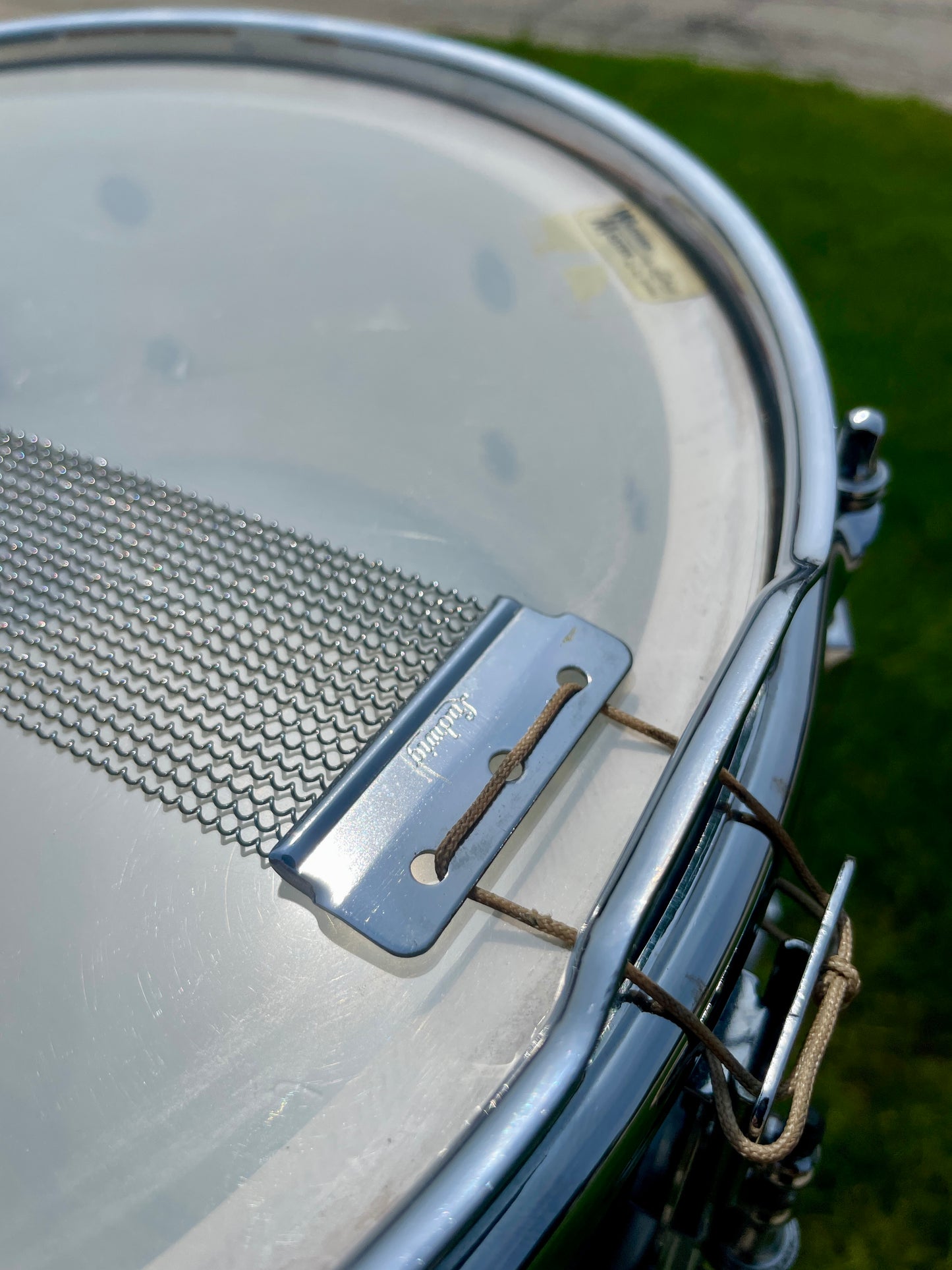 1960s Ludwig Jazz Festival 5.5x14 No. 908P Snare Drum Oyster Blue Pearl Pre-Serial COB