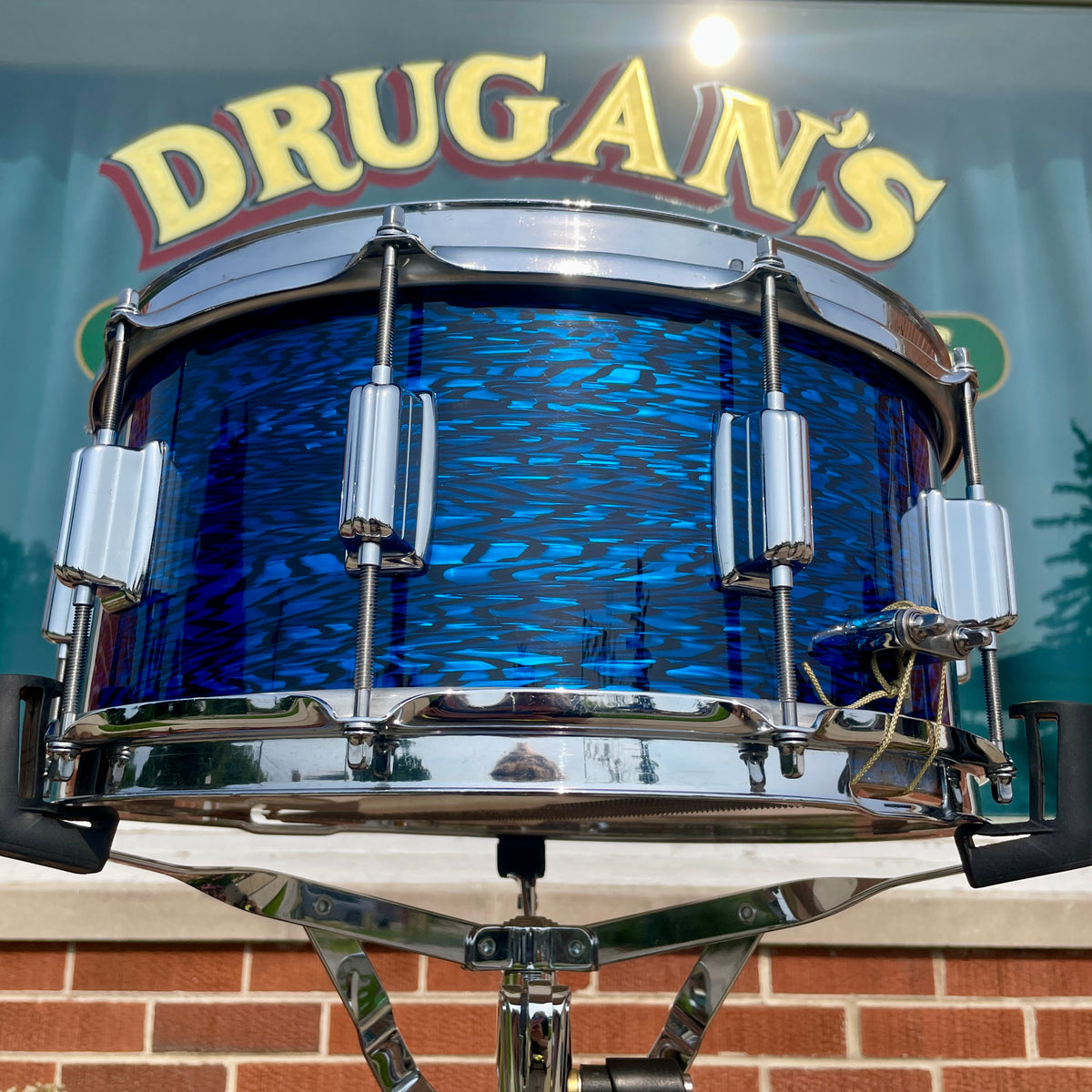 Mlasko 6.5x14 Rogers Tribute Snare Drum Blue Onyx