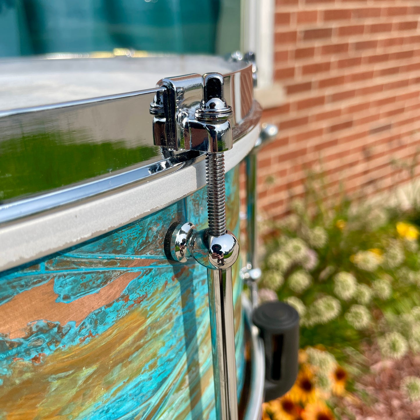 Lucky Drums Company 6.5x14 Copper Snare Drum w/ Patina *Video*