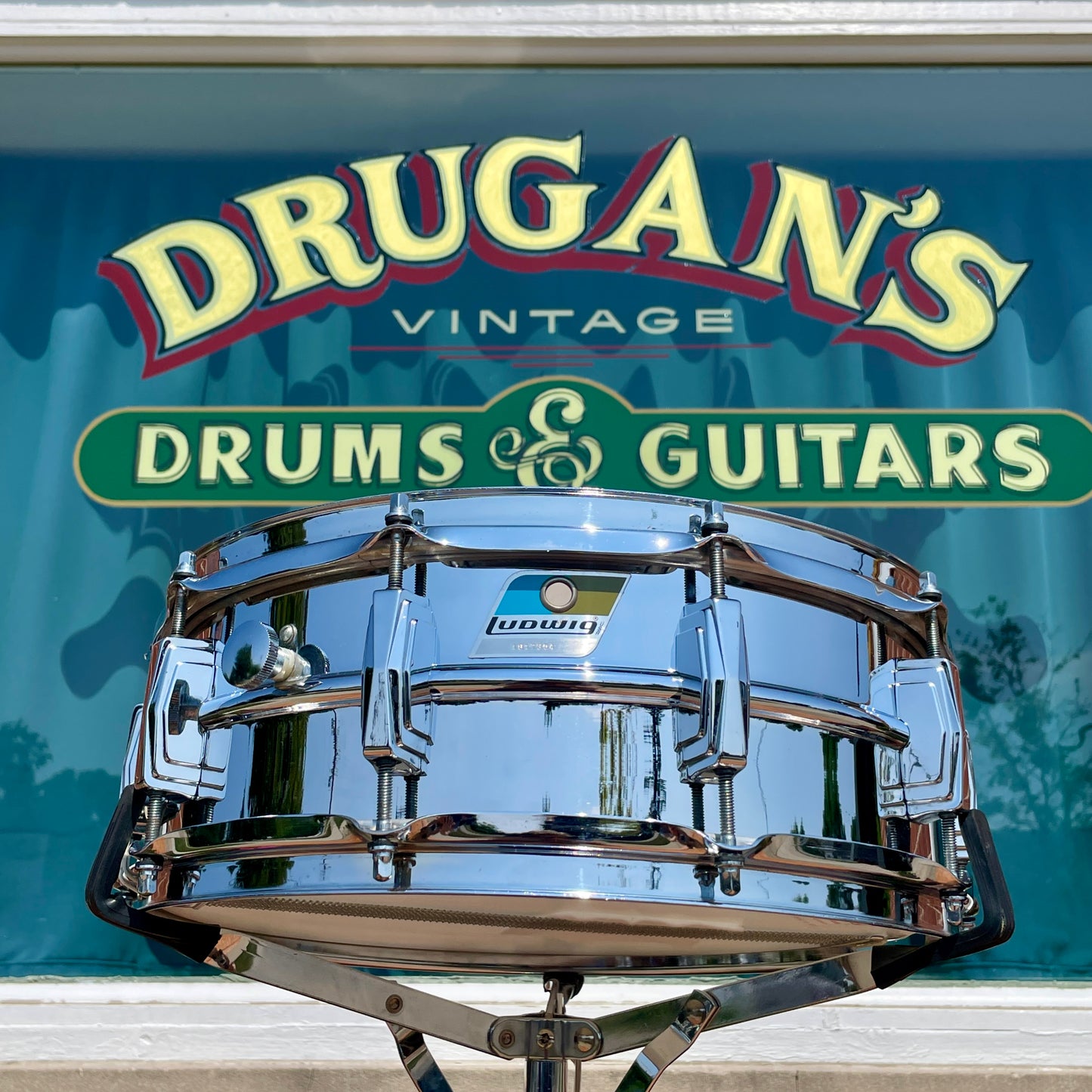 1970s Ludwig 5x14 Supraphonic LM400 Snare Drum