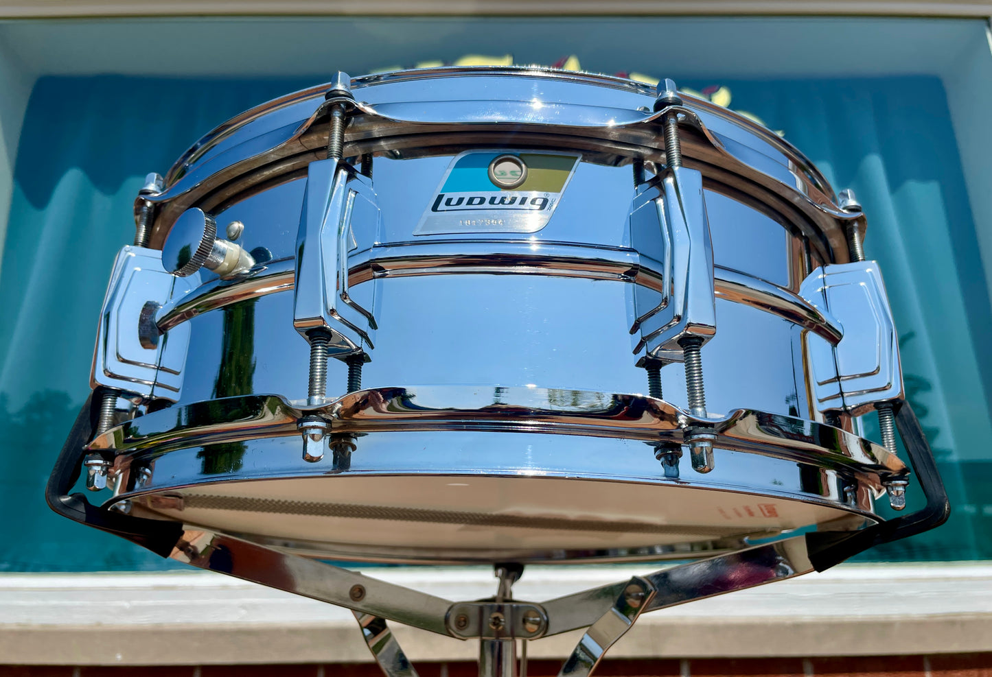 1970s Ludwig 5x14 Supraphonic LM400 Snare Drum