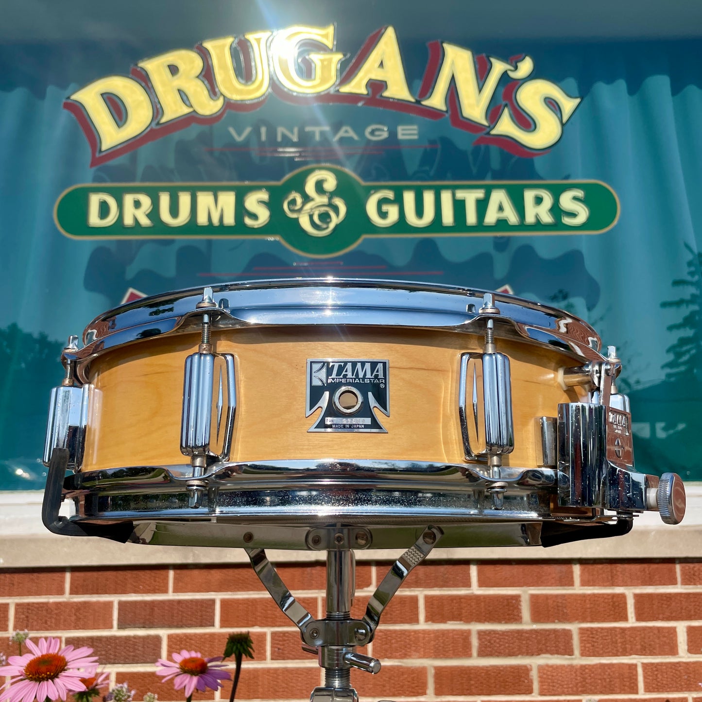 1977 Tama 1 of 1 Joe X. Dube Custom Imperialstar 4.5x15 Snare Drum Natural