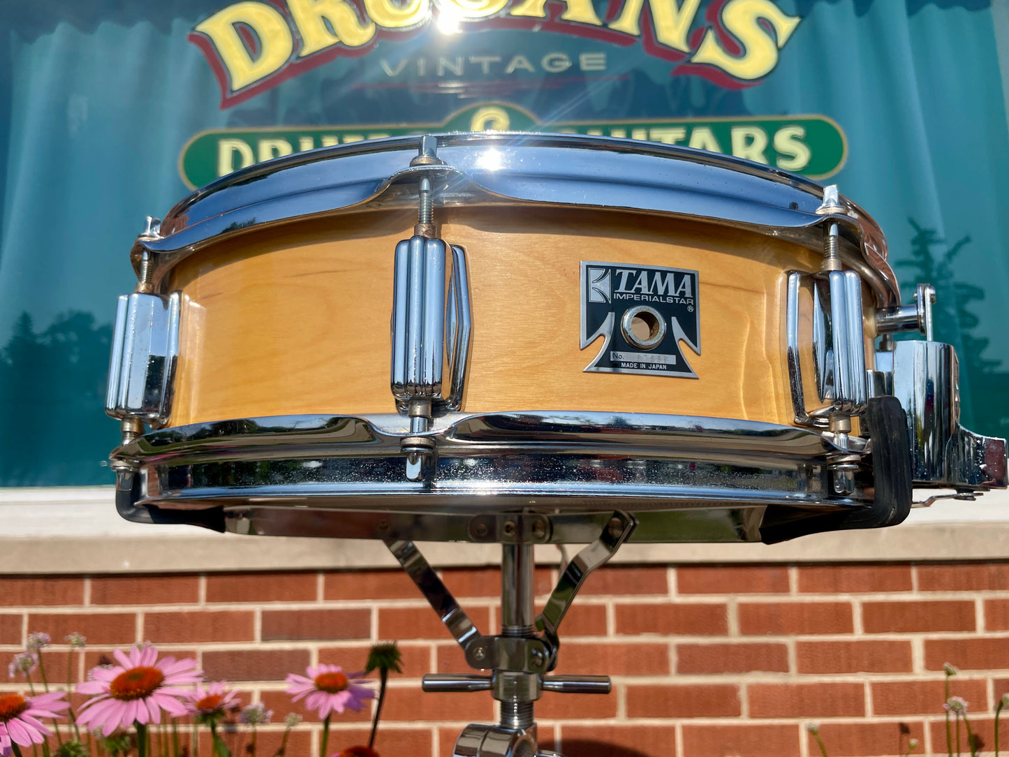 1977 Tama 1 of 1 Joe X. Dube Custom Imperialstar 4.5x15 Snare Drum Natural