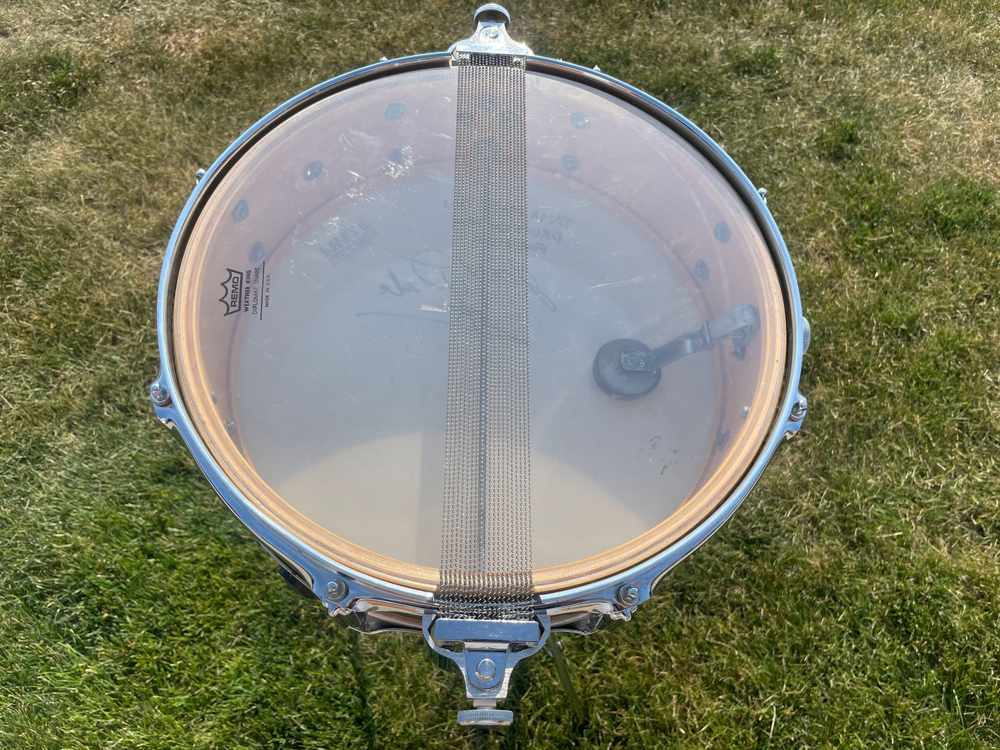 1977 Tama 1 of 1 Joe X. Dube Custom Imperialstar 4.5x15 Snare Drum Natural