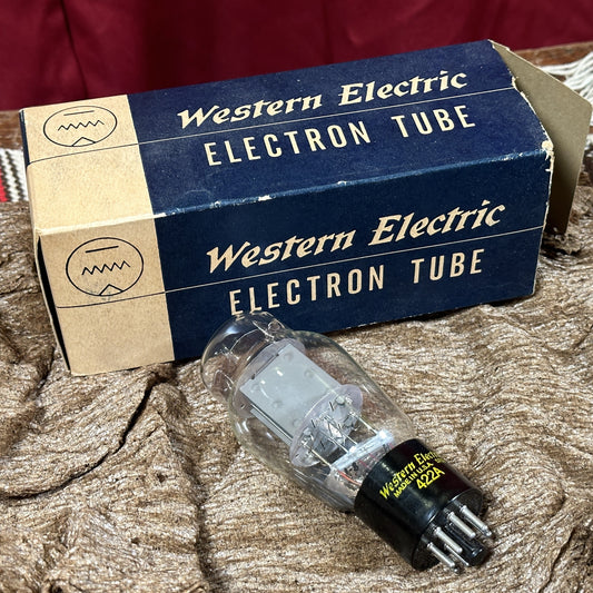NOS Western Electric 422A Rectifier Tube Duet w/ Original Boxes Pair #3 & #4