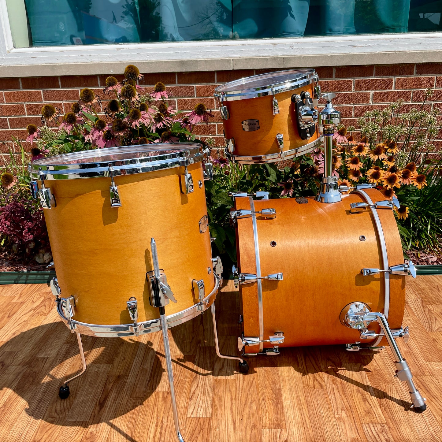 Yamaha Absolute Hybrid Maple Bop Kit Vintage Natural 18/12/14 *Mint!*