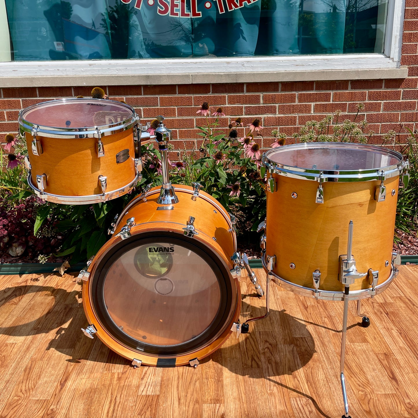 Yamaha Absolute Hybrid Maple Bop Kit Vintage Natural 18/12/14 *Mint!*