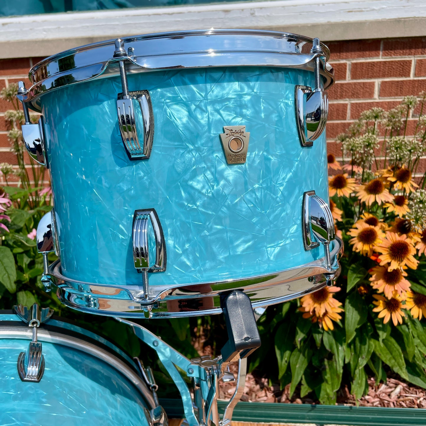Ludwig Classic Maple Bop Kit Drum Set Glacier Blue 18/12/14 *Mint*