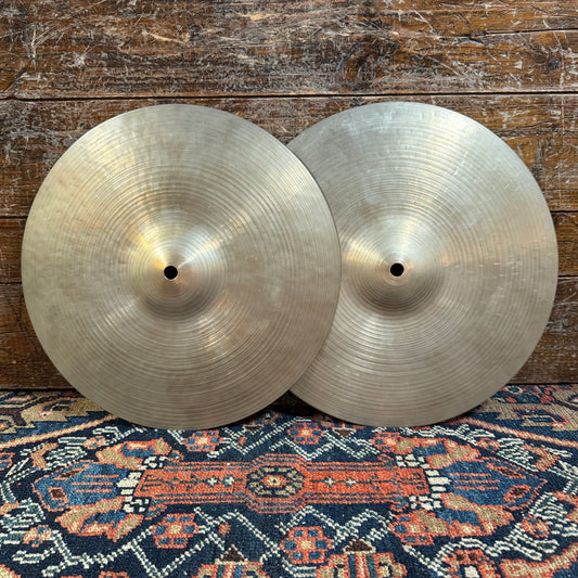 Rare 13" Canadian K Zildjian 1970s Light Hi-Hat Cymbal Pair 774g/780g Canada *Video Demo*