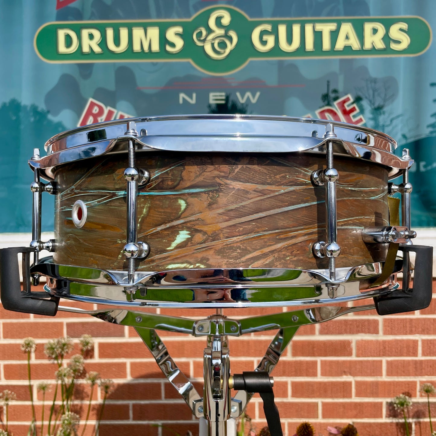 Lucky Drums Company 5x14 Copper Snare Drum w/ Patina *Video*
