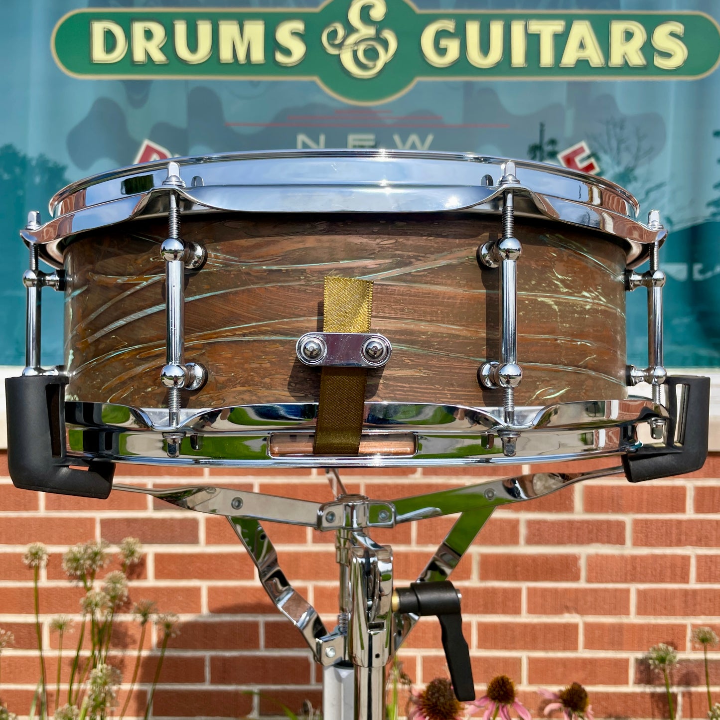 Lucky Drums Company 5x14 Copper Snare Drum w/ Patina *Video*