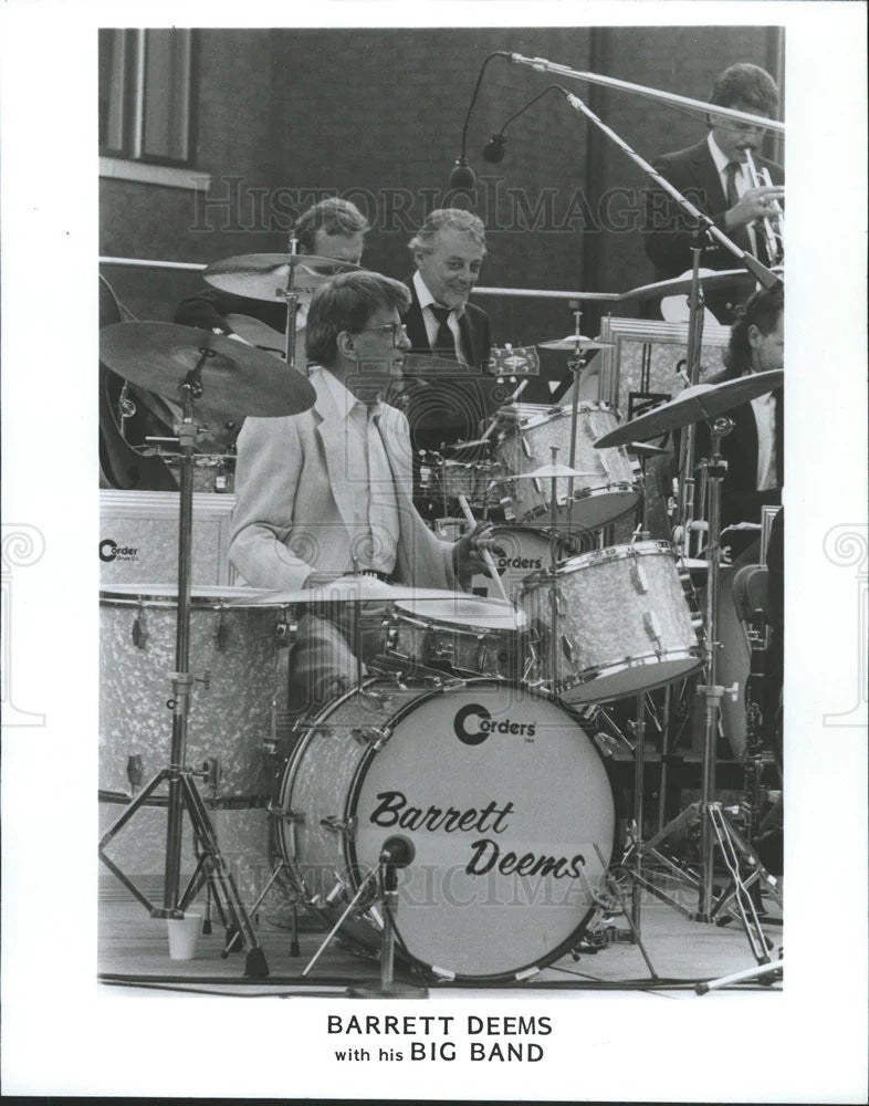 Barrett Deems Corder Fibes Drum Set White Marine Pearl w/Snare/Canister/BD Zildjian Cymbals