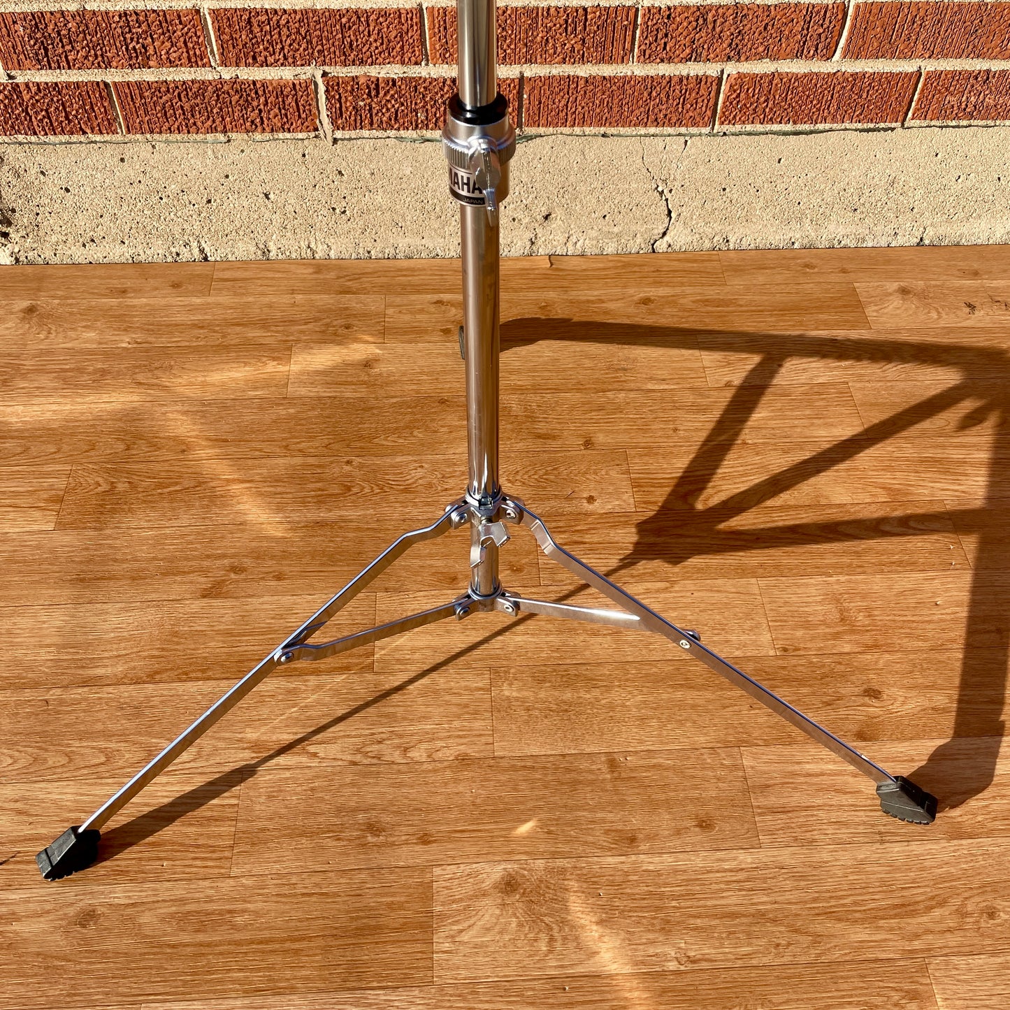 1980s Yamaha CS-510 Single Braced Straight Cymbal Stand NOS MIJ Silver Label
