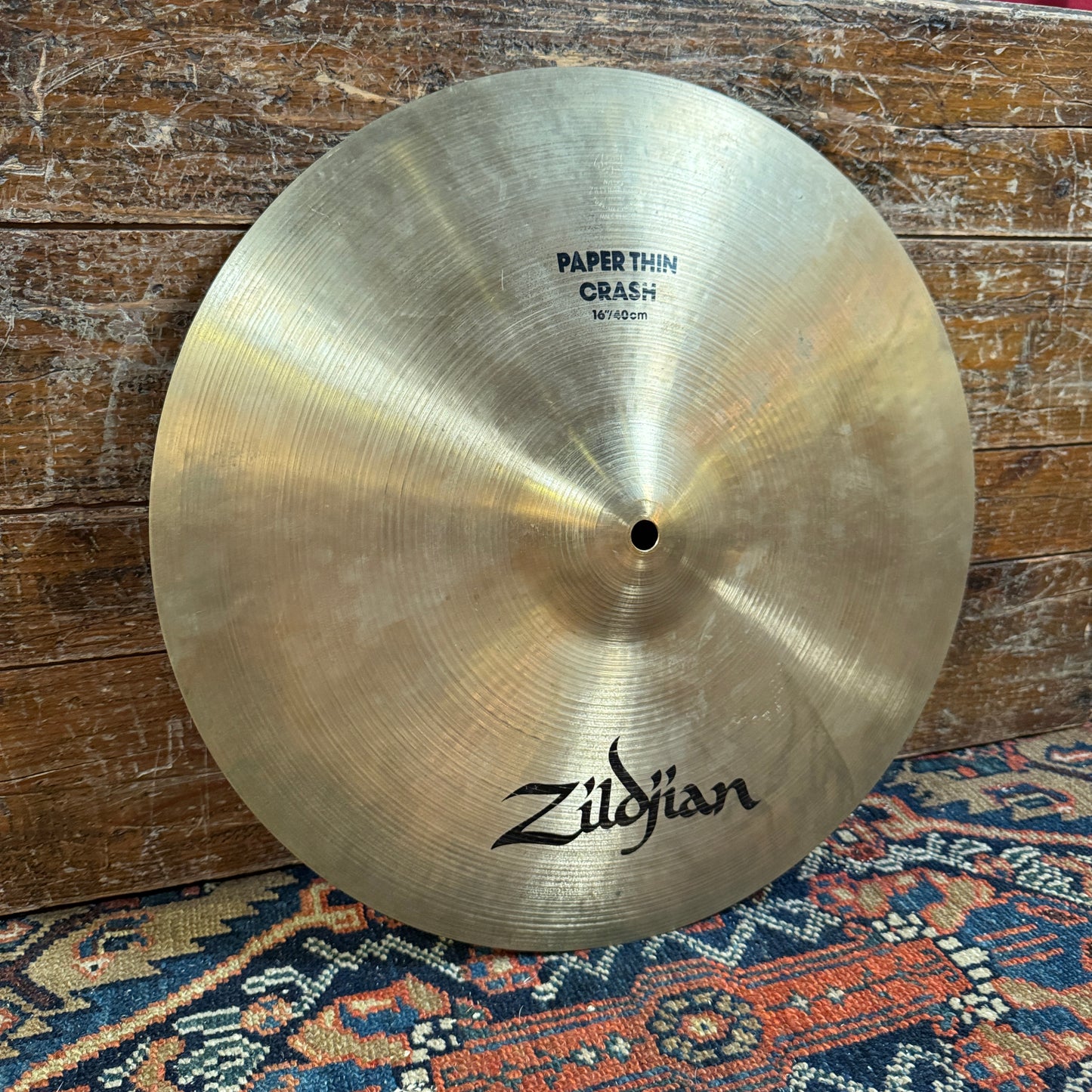 16" Zildjian A 1980s Paper Thin Crash Cymbal 934g *Video Demo*