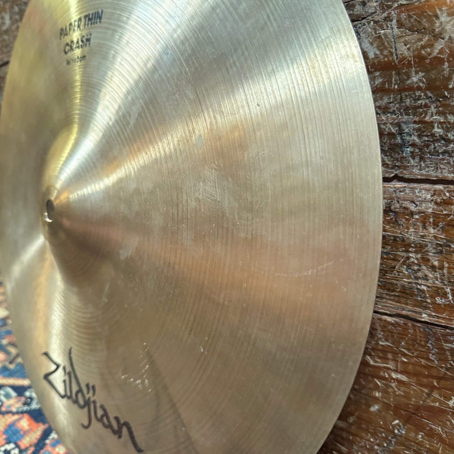 16" Zildjian A 1980s Paper Thin Crash Cymbal 934g *Video Demo*