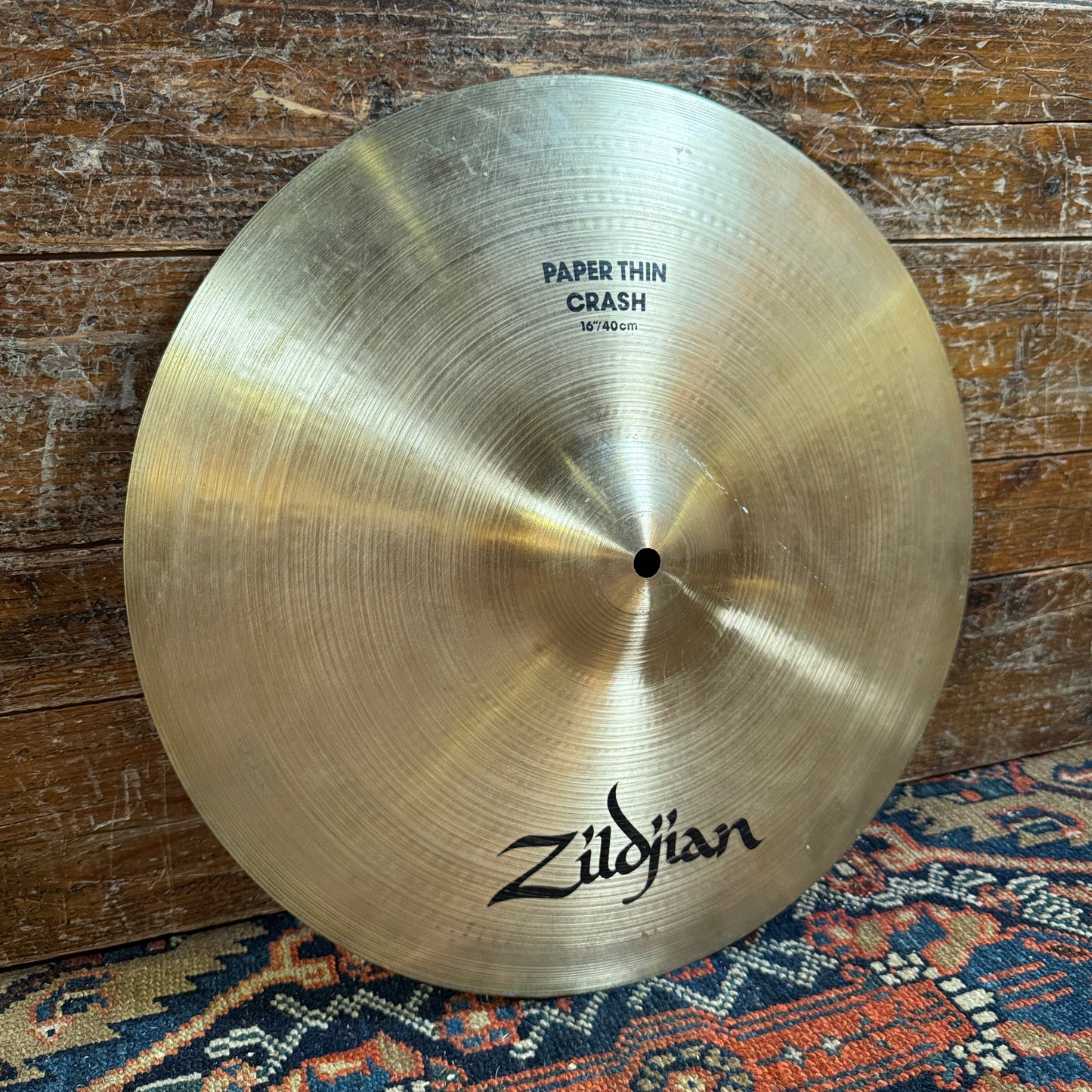16" Zildjian A 1980s Paper Thin Crash Cymbal 894g *Video Demo*