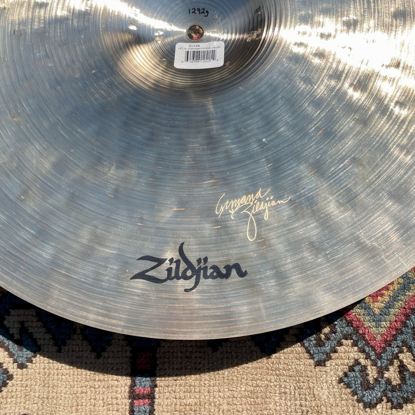 18" Zildjian K Constantinople Crash Cymbal 1292g *Video*