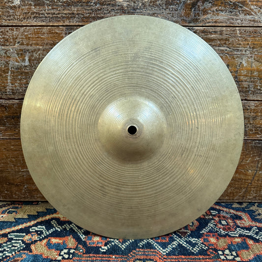 14" A. Zildjian & CIE Constantinople 1970s Hi-Hat Single Cymbal 1084g Brilliant *Video Demo*
