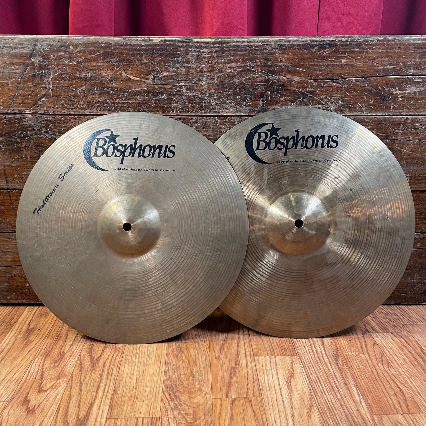 14" Bosphorus Traditional Series Regular Hi-Hat Cymbal Pair 904g/1136g *Video Demo*