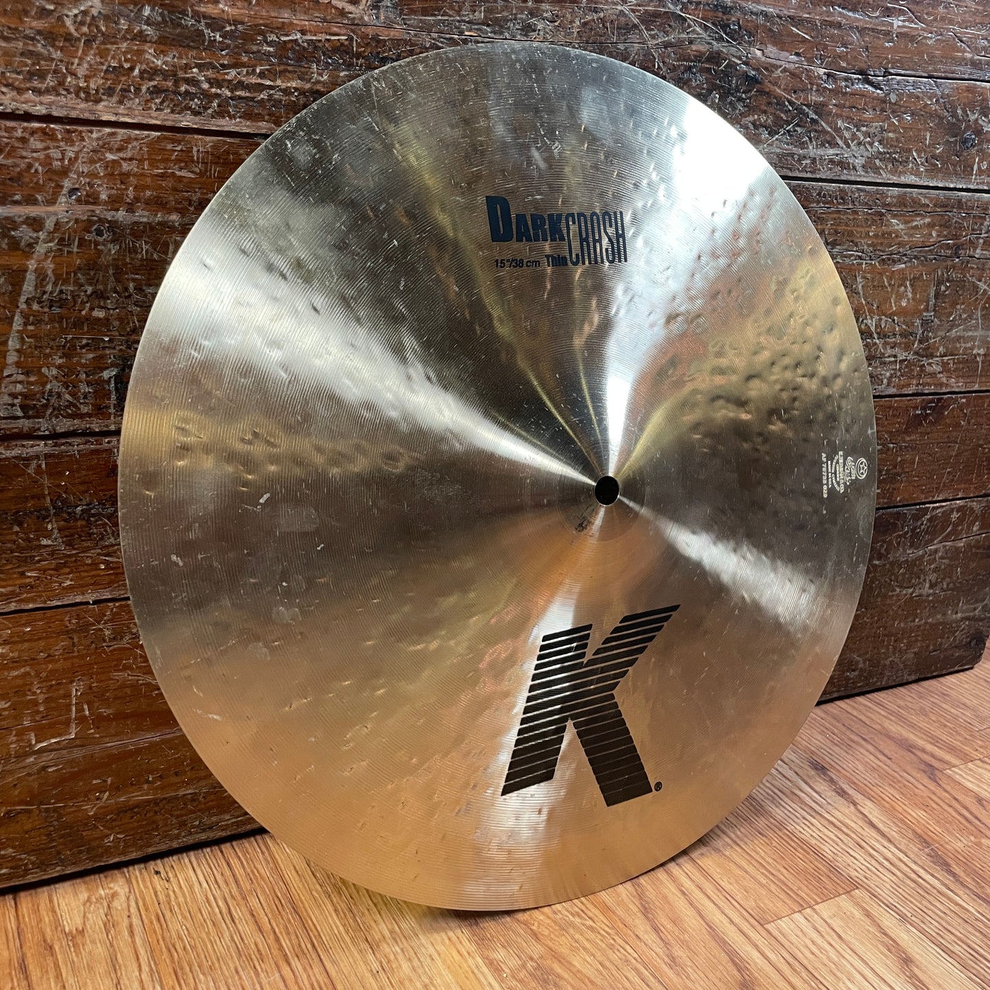 15" Zildjian K Dark Thin Crash Cymbal 868g K0901 *Video Demo*
