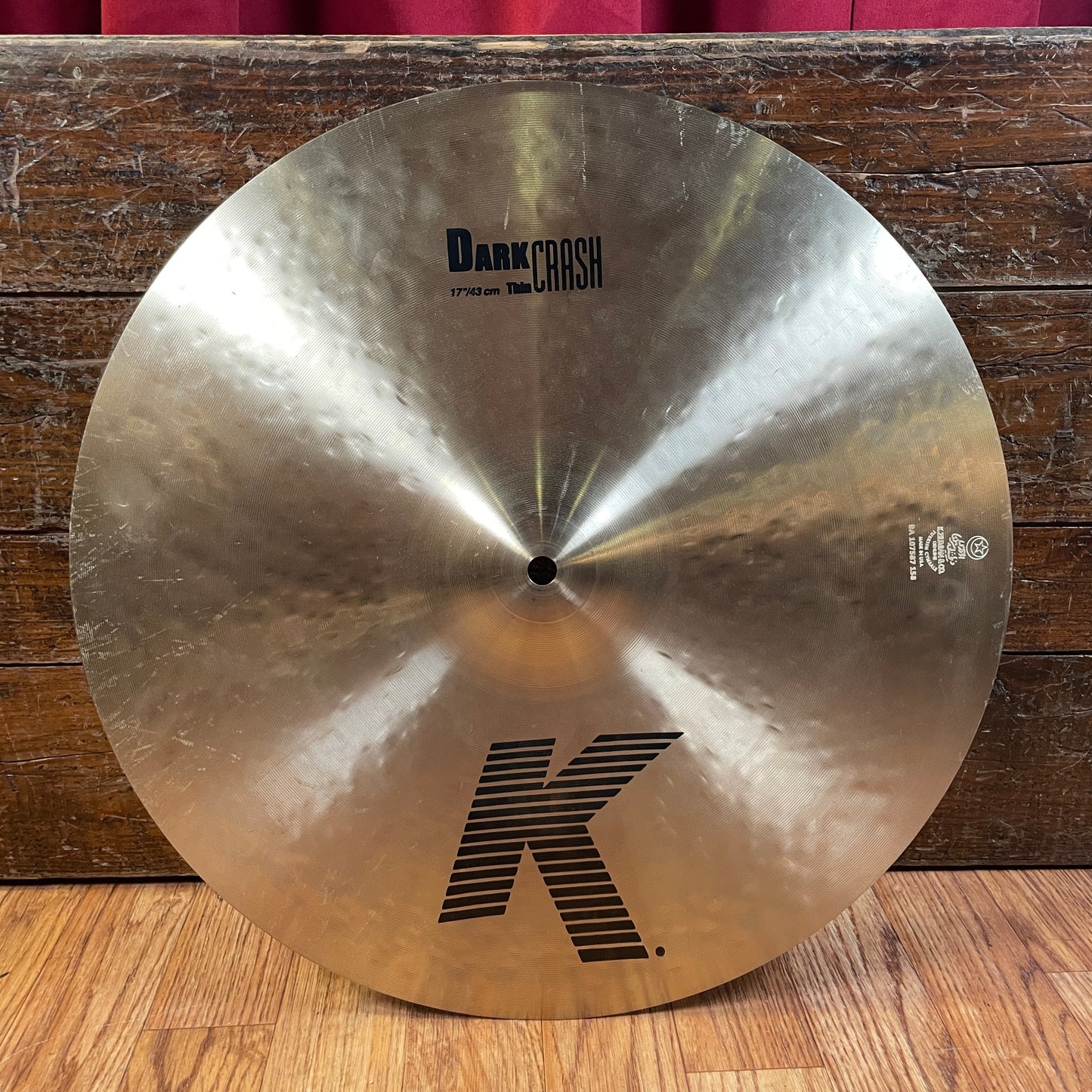 17" Zildjian K Dark Thin Crash Cymbal 1114g K0903 *Video Demo*