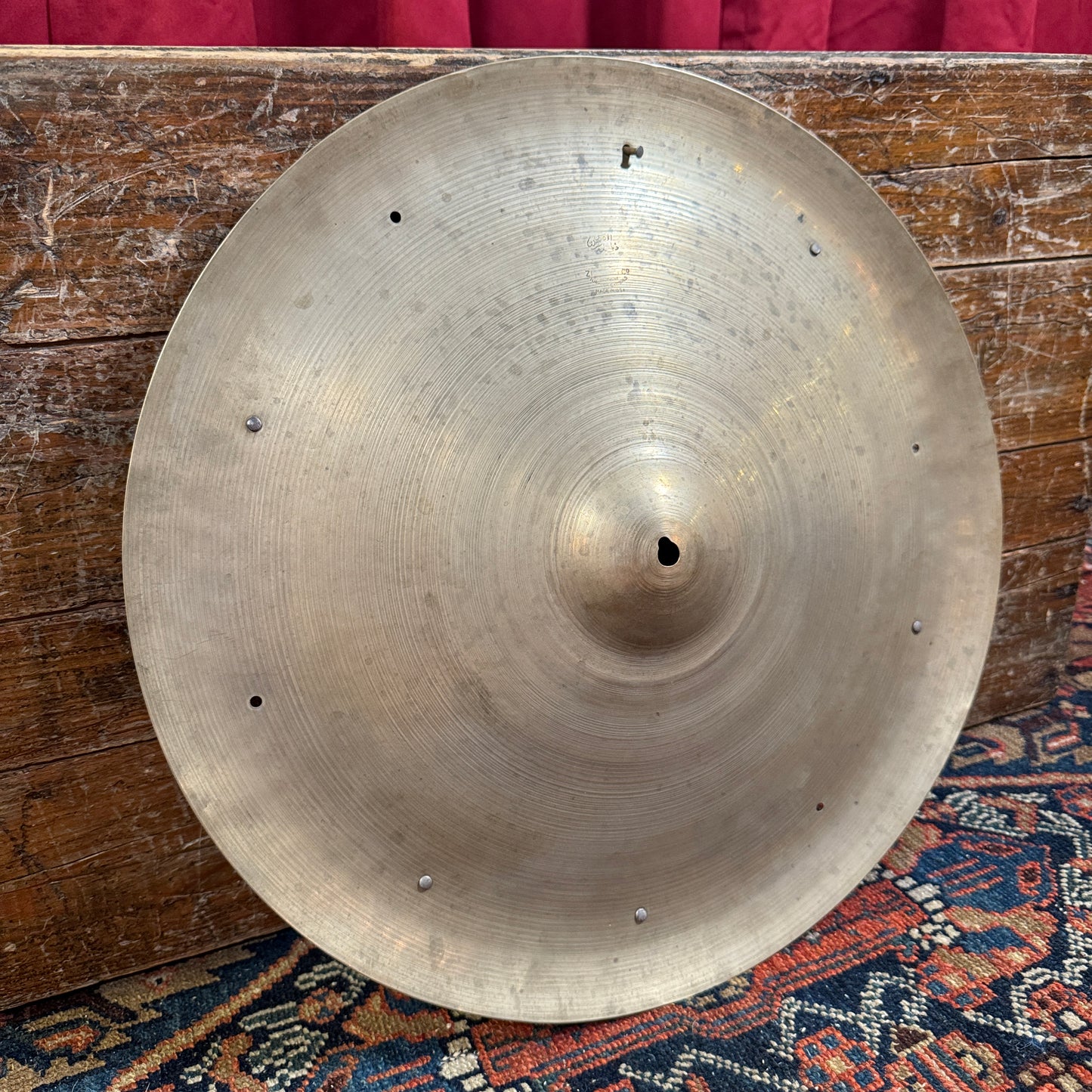 18" Zildjian A Trans Stamp Swish China Paper Thin Cymbal w/ Rivets 1070g *Video Demo*