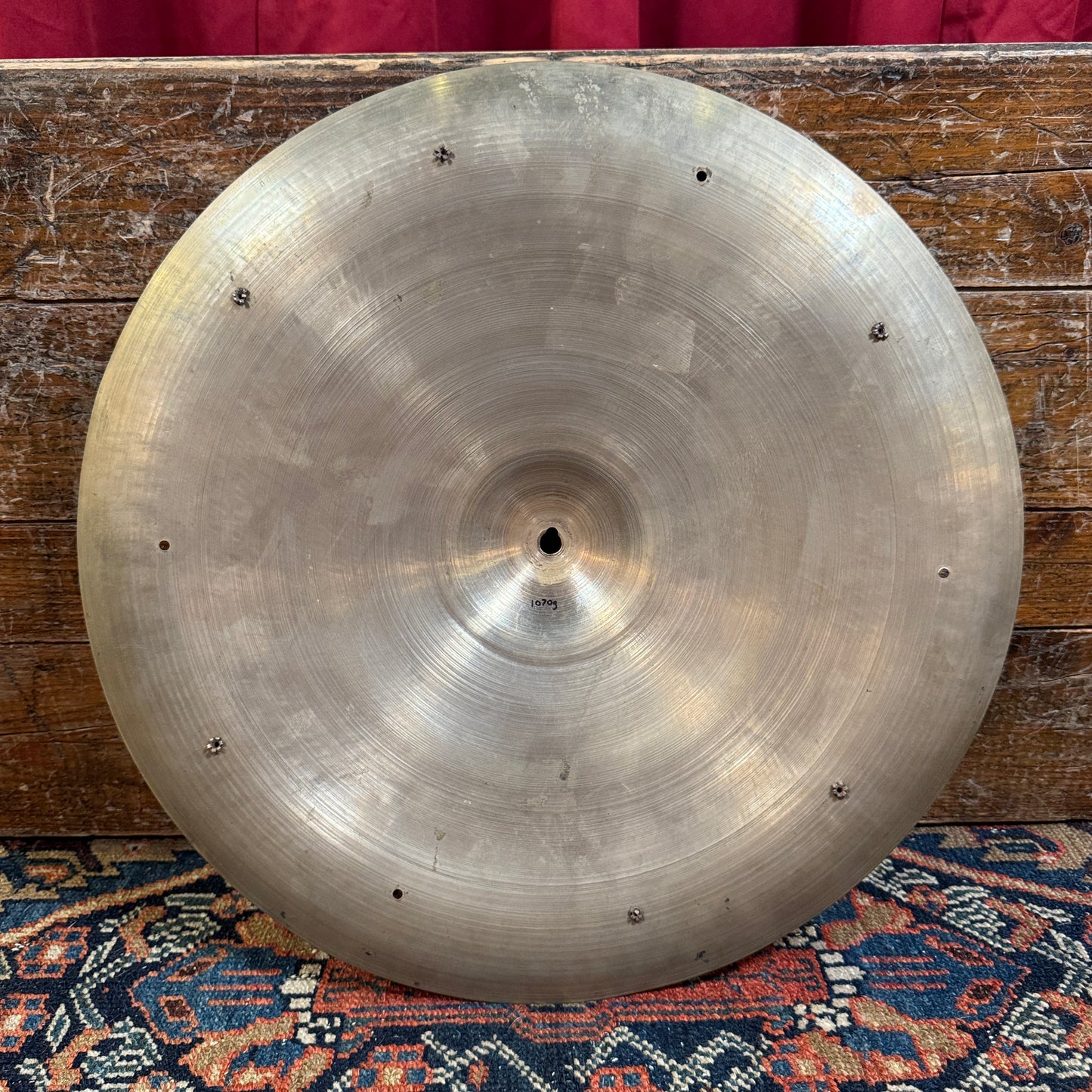 18" Zildjian A Trans Stamp Swish China Paper Thin Cymbal w/ Rivets 1070g *Video Demo*