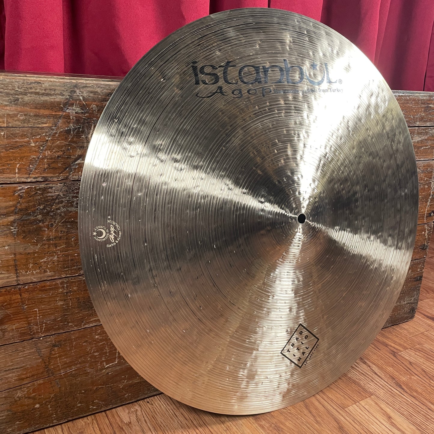22" Istanbul Agop Traditional Medium Jazz Ride Cymbal 2470g *Video Demo*