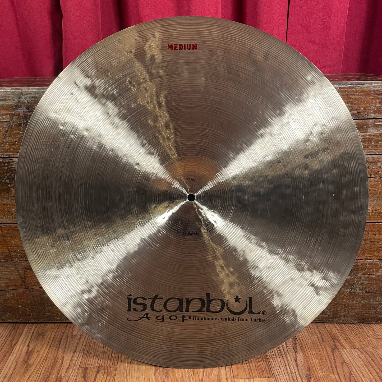 22" Istanbul Agop Traditional Medium Jazz Ride Cymbal 2470g *Video Demo*
