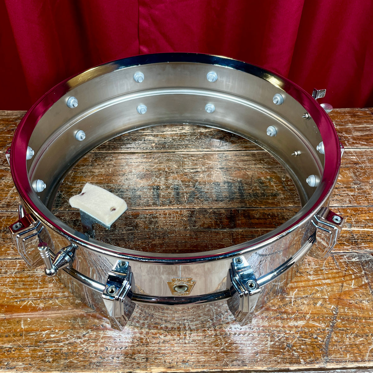 1960s Ludwig LM400 Supraphonic 5x14 Snare Drum Chrome