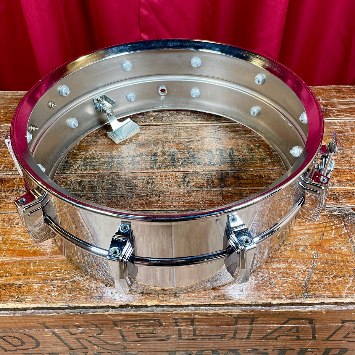 1960s Ludwig LM400 Supraphonic 5x14 Snare Drum Chrome