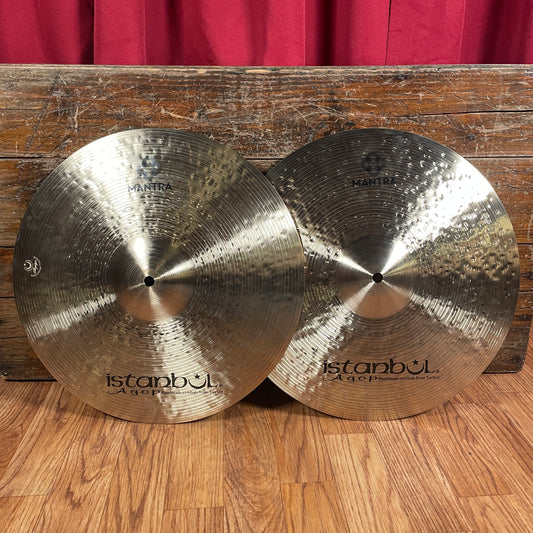 15" Istanbul Agop Mantra Cindy Blackman Santana Hi-Hat Cymbal Pair 930g/1122g *Video Demo*