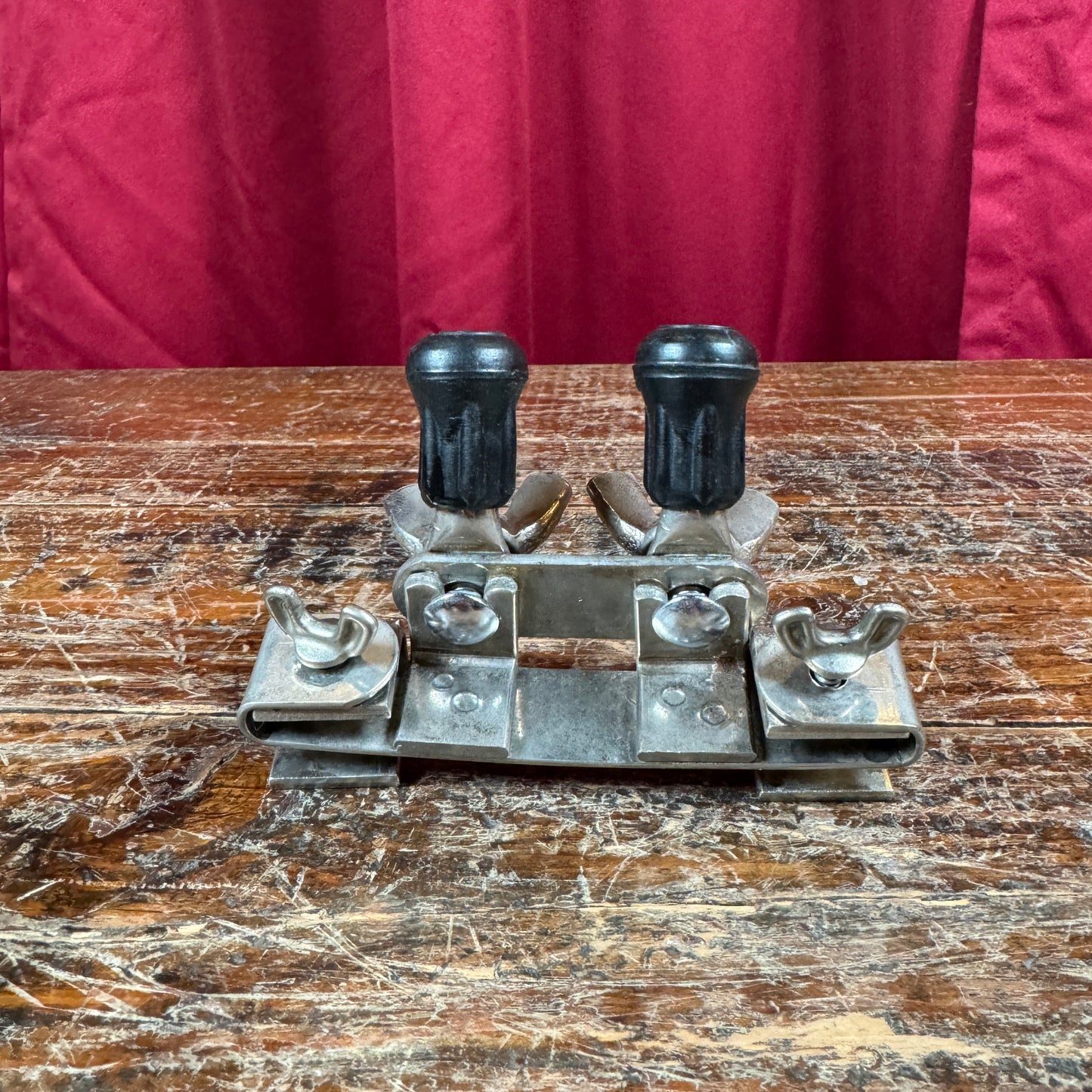 Vintage Bass Drum Anchor Nickel Made in Japan Walberg & Auge Style