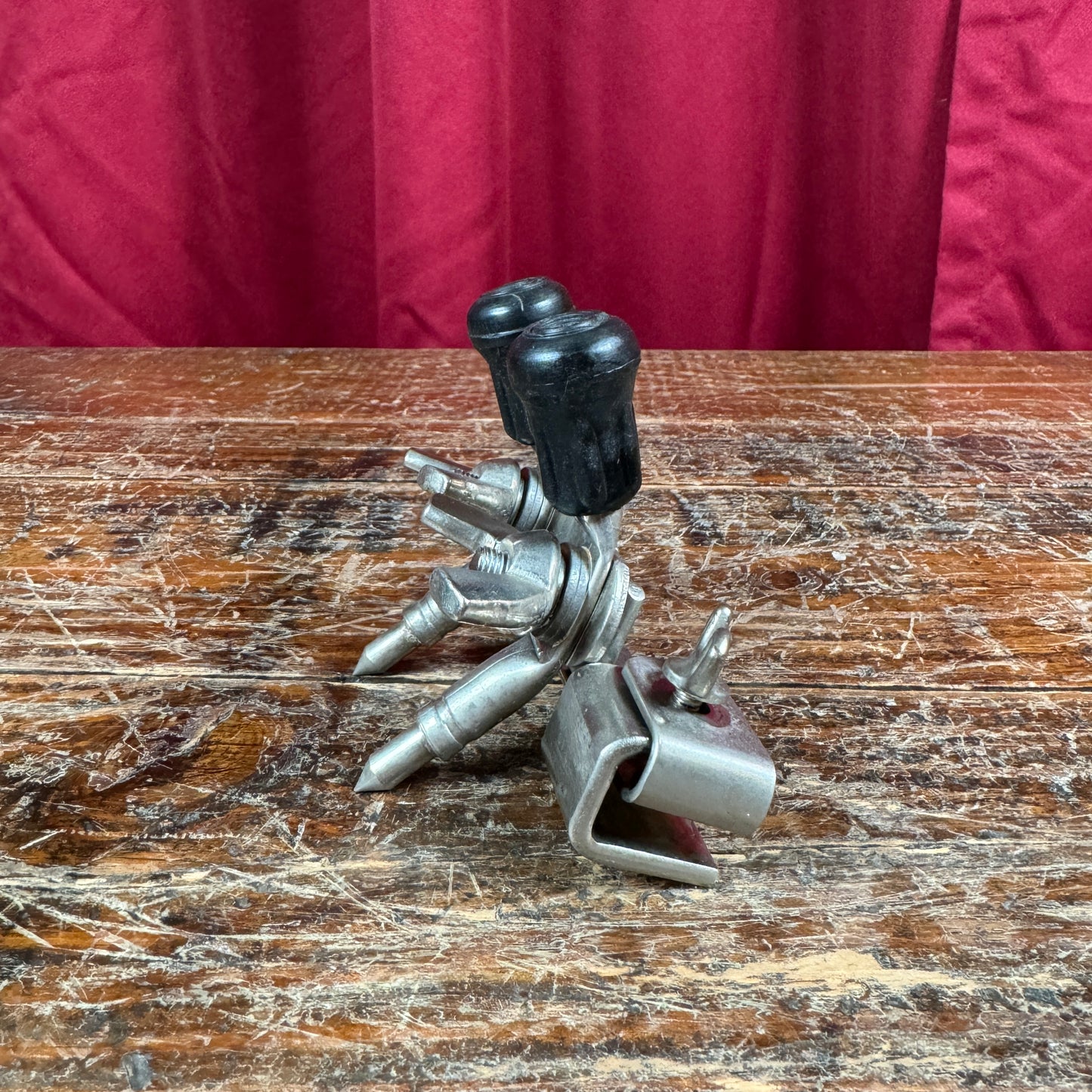 Vintage Bass Drum Anchor Nickel Made in Japan Walberg & Auge Style