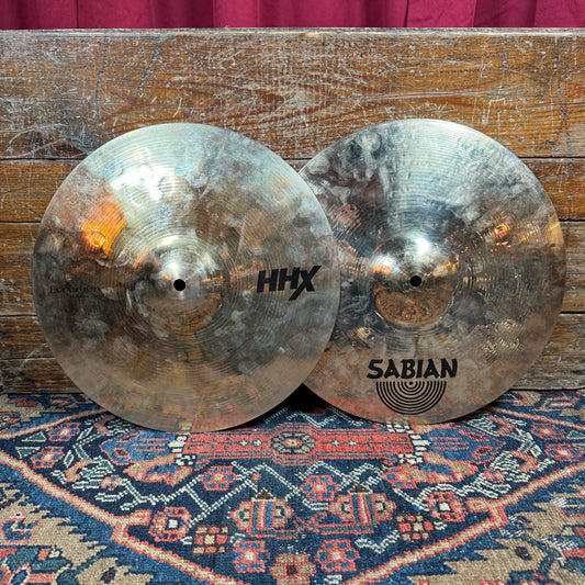 14" Sabian HHX Evolution Dave Weckl Signature Hi-Hat Cymbal Pair 966g/1520g *Video Demo*