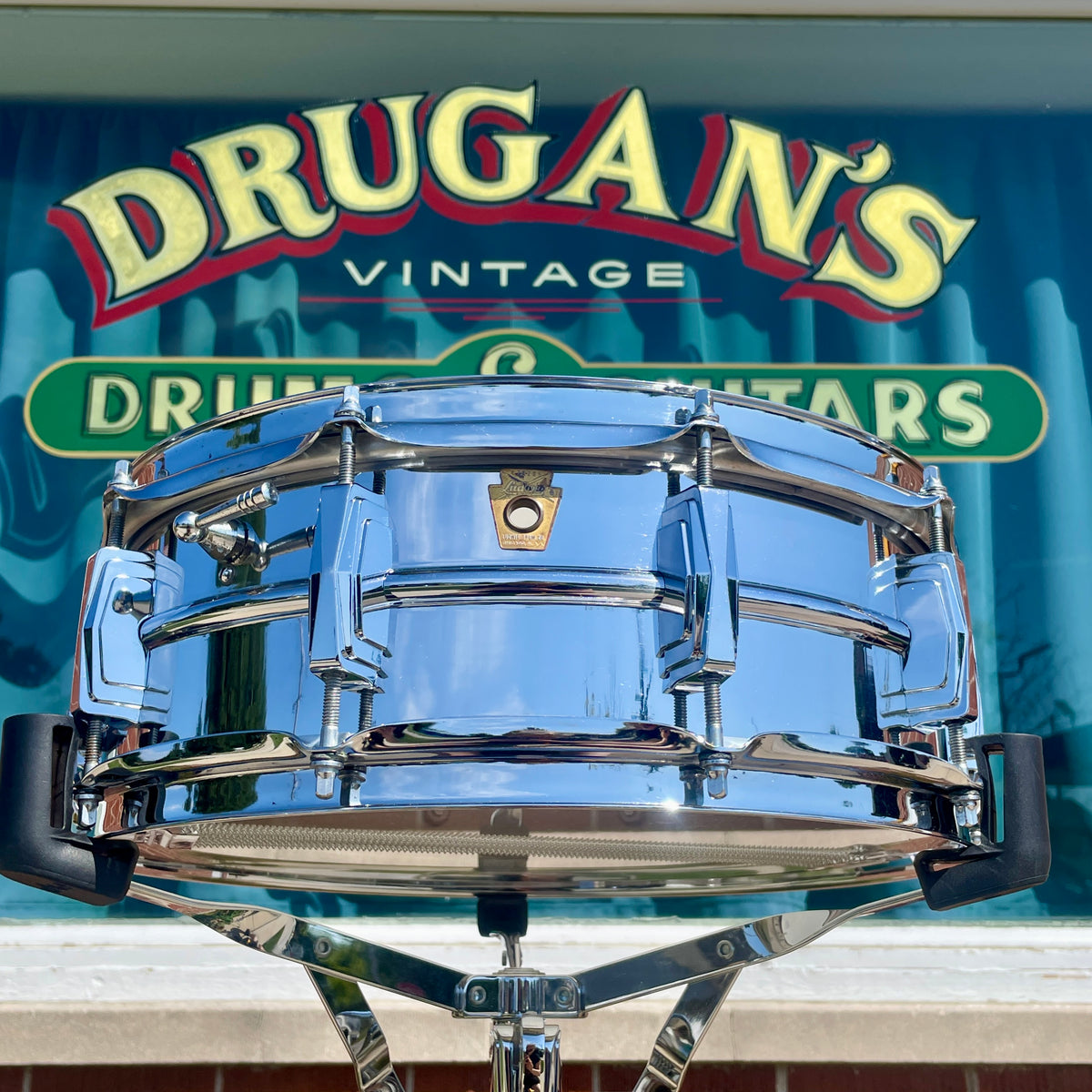 1960s Ludwig LM400 Supraphonic 5x14 Snare Drum Chrome