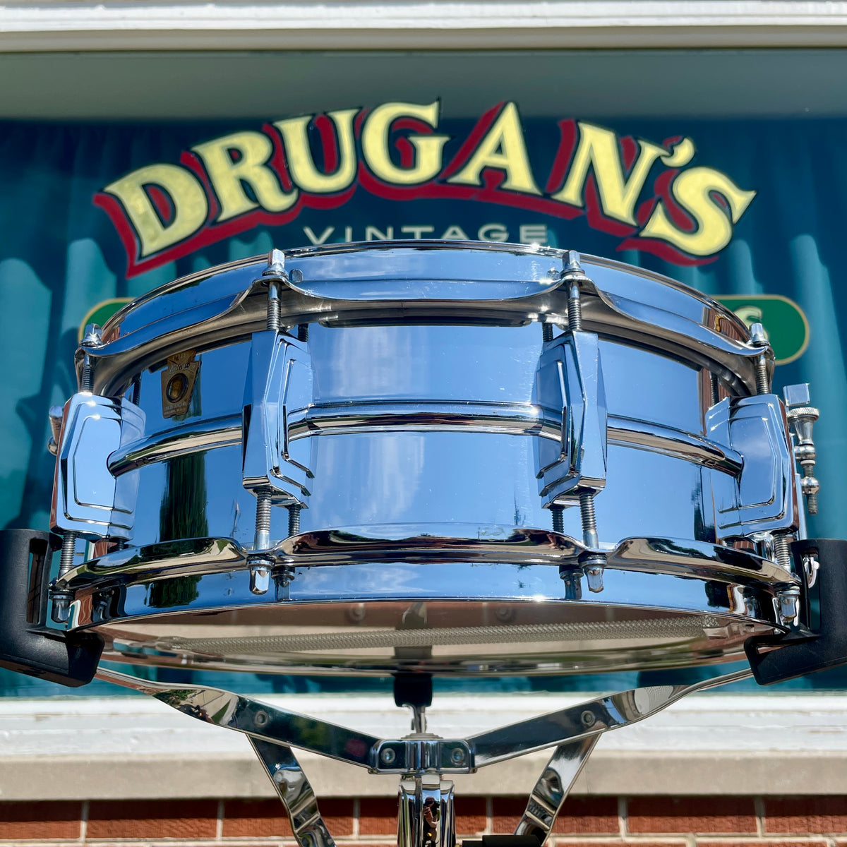 1960s Ludwig LM400 Supraphonic 5x14 Snare Drum Chrome