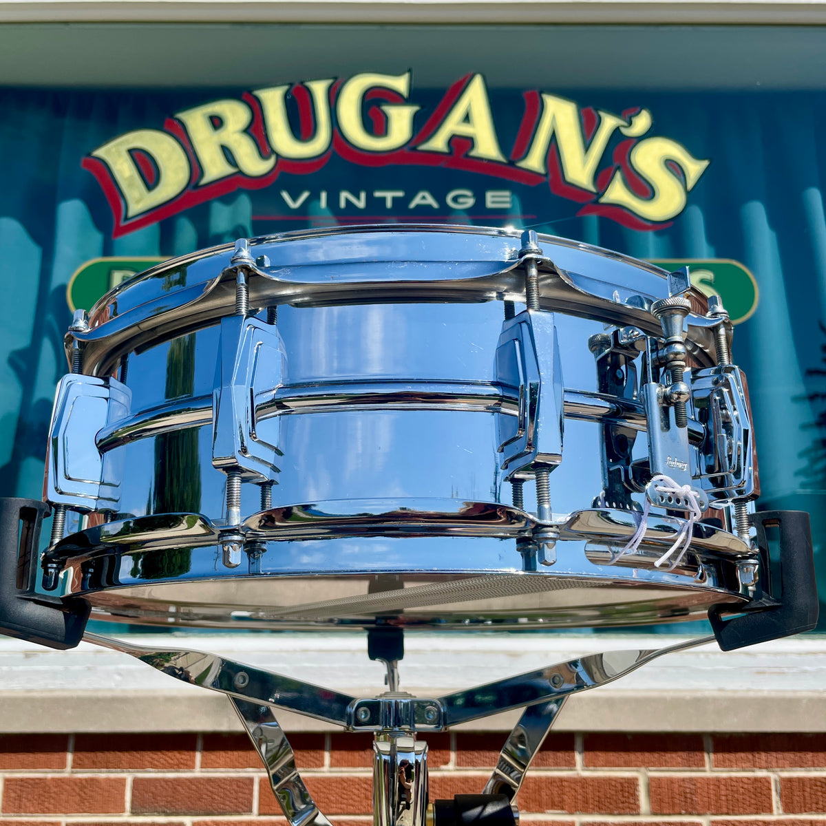 1960s Ludwig LM400 Supraphonic 5x14 Snare Drum Chrome