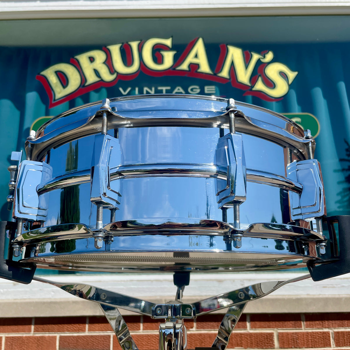 1960s Ludwig LM400 Supraphonic 5x14 Snare Drum Chrome