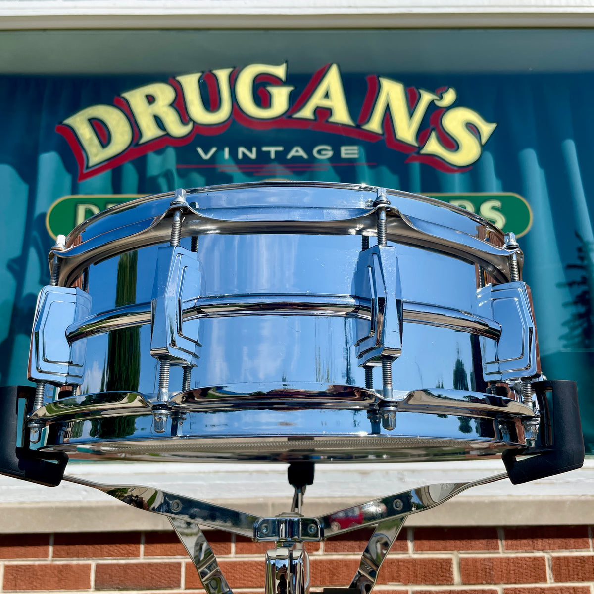 1960s Ludwig LM400 Supraphonic 5x14 Snare Drum Chrome