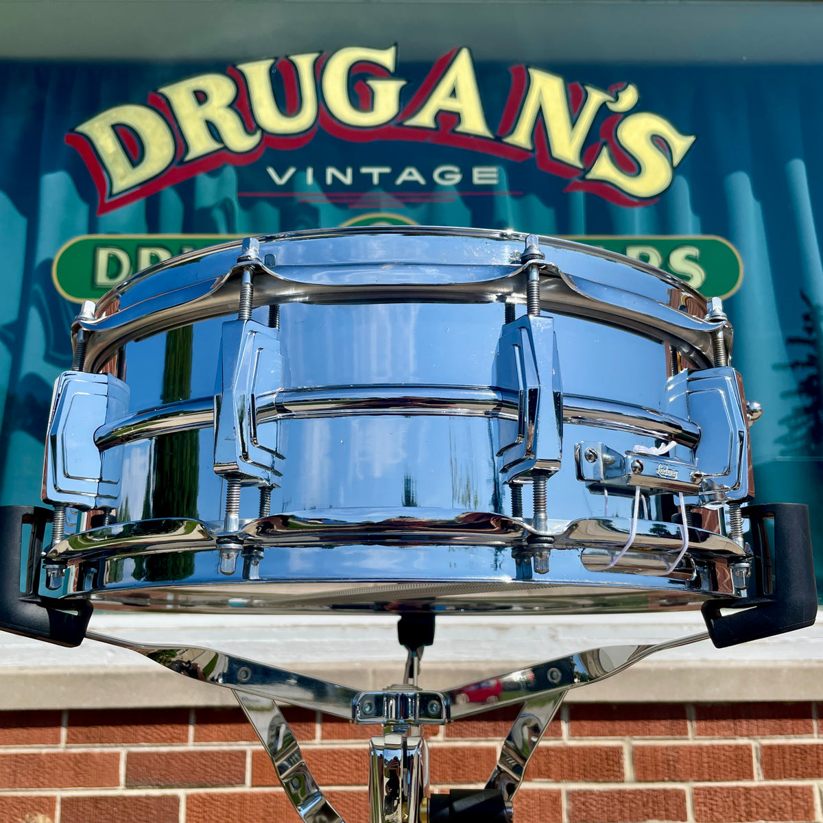 1960s Ludwig LM400 Supraphonic 5x14 Snare Drum Chrome